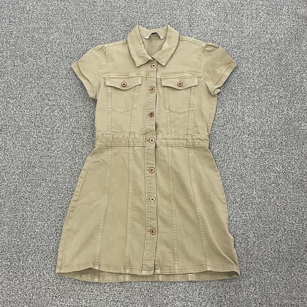 M 자라 여성 유틸리티 데님 원피스 0210S