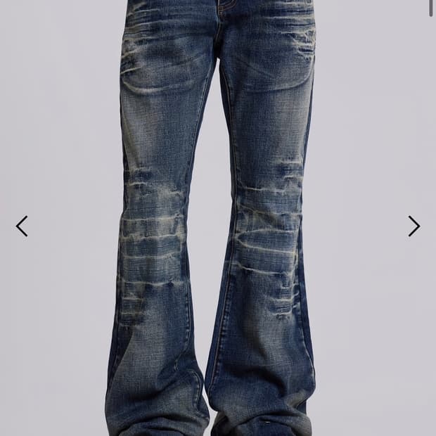 Jaded london Mid Blue Drift Bootcut Jean