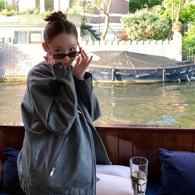 아비에무아 빈티즈 크랙 라이더 재킷 1