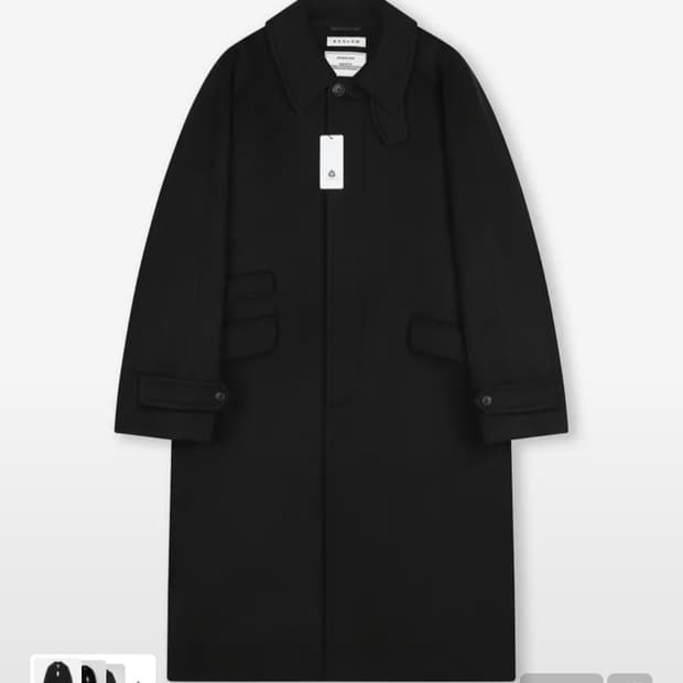 비슬로우 오버사이즈 발마칸 코트