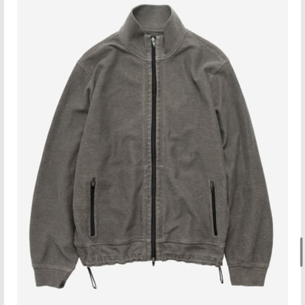 3))폴리테루 루즈드집업 카키베이지