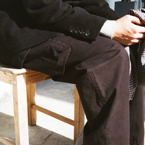 하프시코드 90s 울 블레이저 자켓 블랙 harpsichord