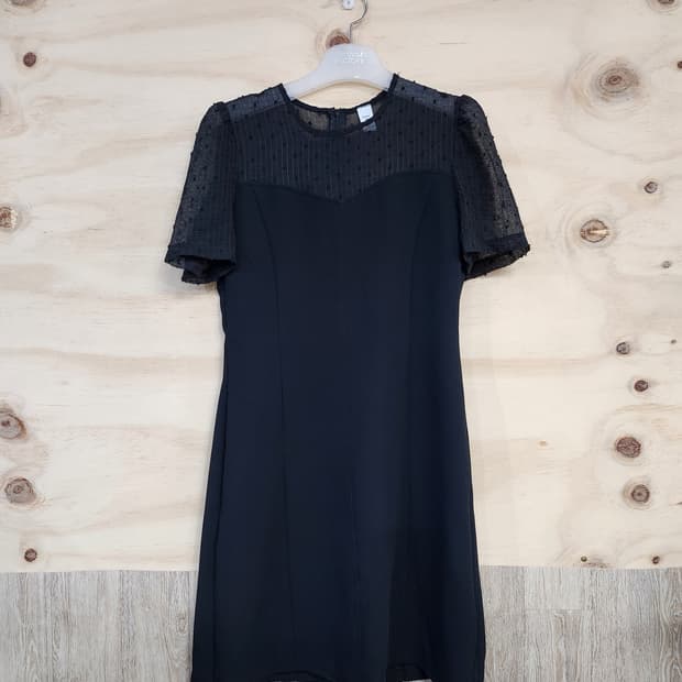 1127) 시스루 미디 원피스