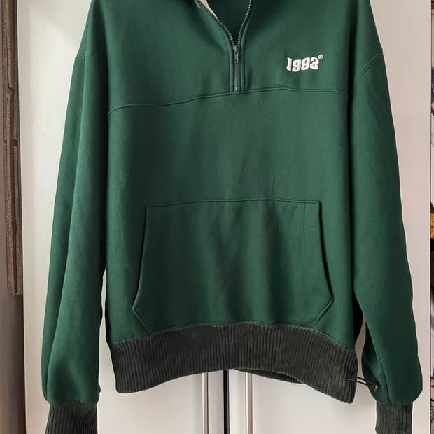 1993 스튜디오 기모 하프 집업 남녀공용