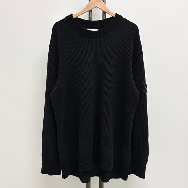 [XXL]스톤아일랜드 와펜패치 골지 니트