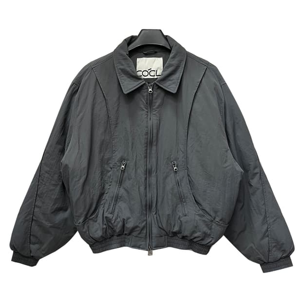 커스텀어클락 오버핏 커브드 투웨이 항공 패딩 점퍼 M