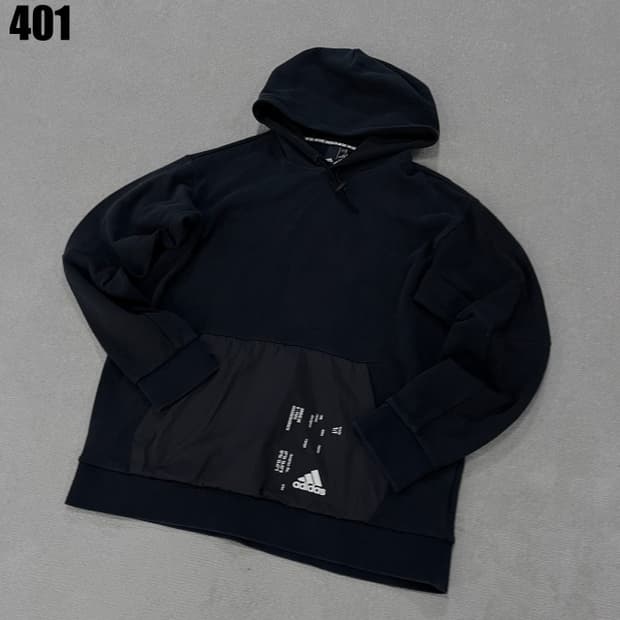 아디다스 블랙 후드티