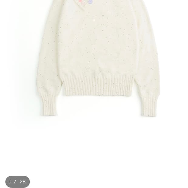 스윙셋 Colorful Button-Down Slit Turtleneck