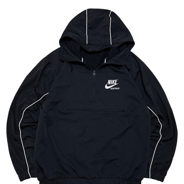 나이키 블랙 아노락 바람막이