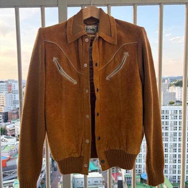 60~70s Hi-Gear 스마일포켓 웨스턴 스웨이드자켓