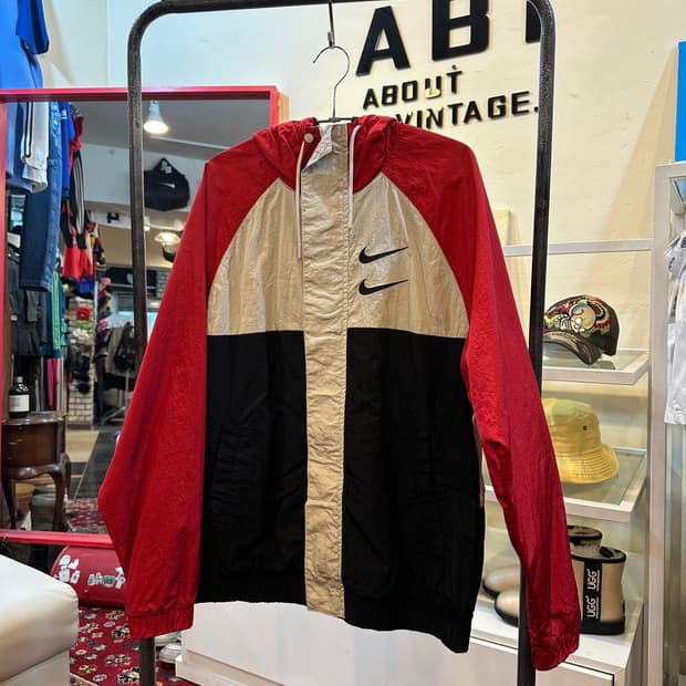 나이키 더블 스우시 윈드러너 우븐 자켓 M