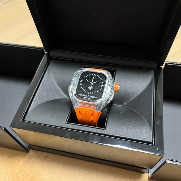 골든컨셉 애플워치 울트라2케이스 오렌지선셋 RSTR49mm(풀박스)