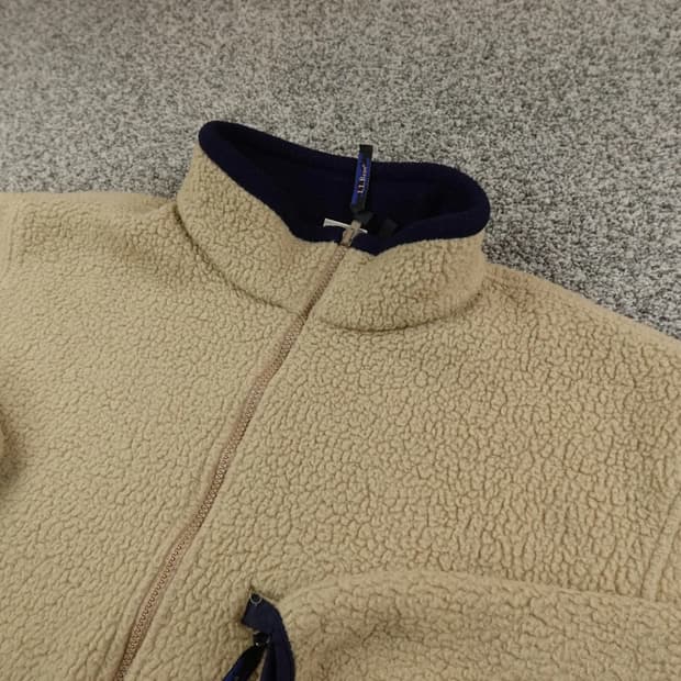 80s 엘엘빈 플리스 풀오버 내츄럴 L (데드스탁급)