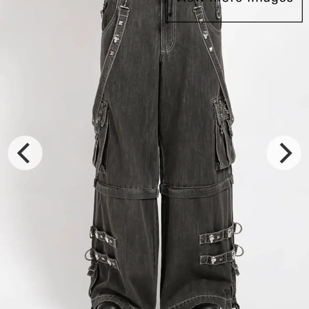 Tripp nyc CRYPT PANT BLACK DENIM