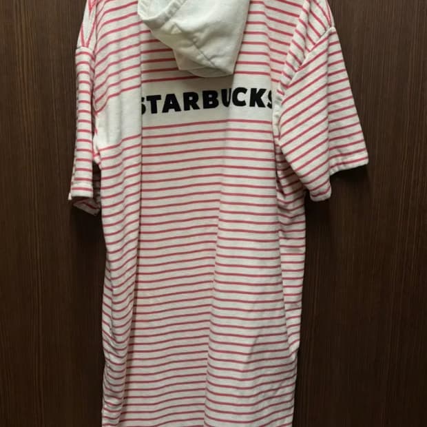 스타벅스 후디 타올 가운