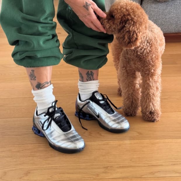 (235) 나이키 마하암스테르담 T90 토탈 90 샥스 마지아 실버 블