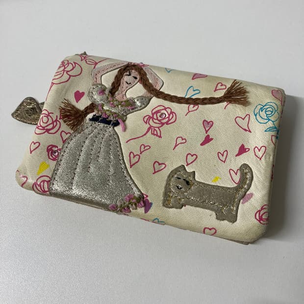 츠모리치사토 빈티지 엔틱 지갑