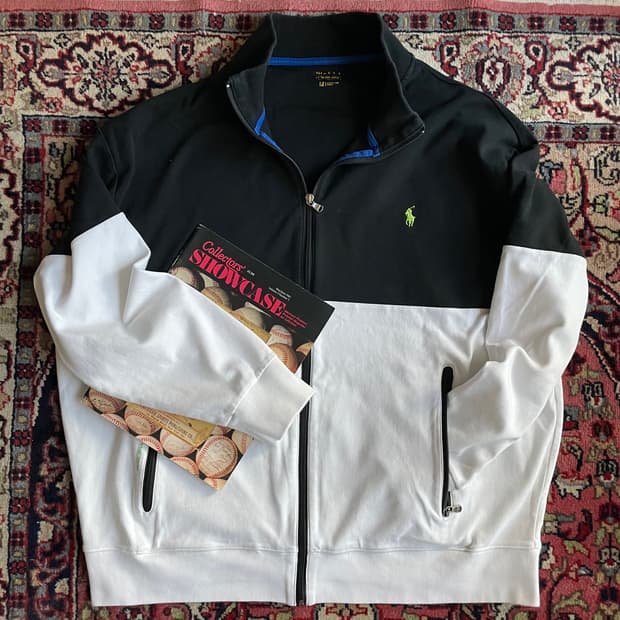 폴로 랄프로렌 배색 집업 자켓