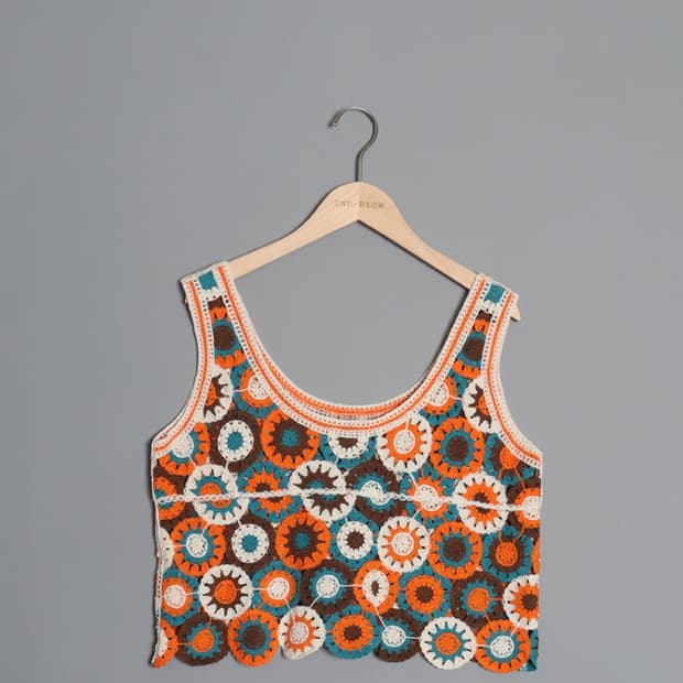 pumpkin Crochet Vest