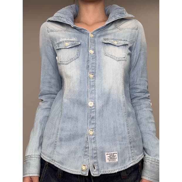 빈티지 데님 셔츠 y2k