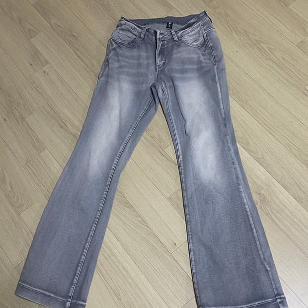 연그레이 빈티지워싱 데님 팬츠 s