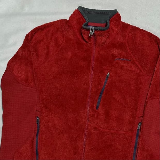 XS 파타고니아 맨즈 레드 플리스