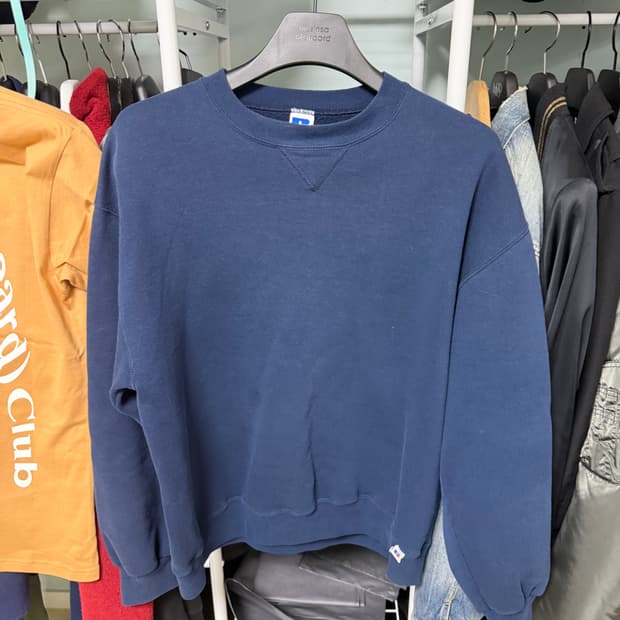 러셀 90s 미제 스웻셔츠 네이비 L 
