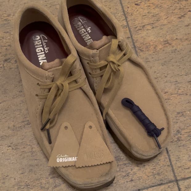 clarks 클락스 왈라비 베이지
