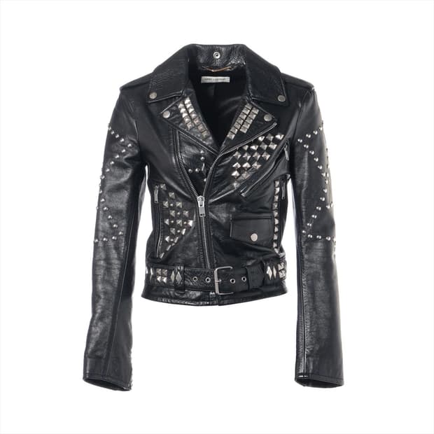 생로랑 L17 스터드 바이커 자켓 By. 에디슬리먼