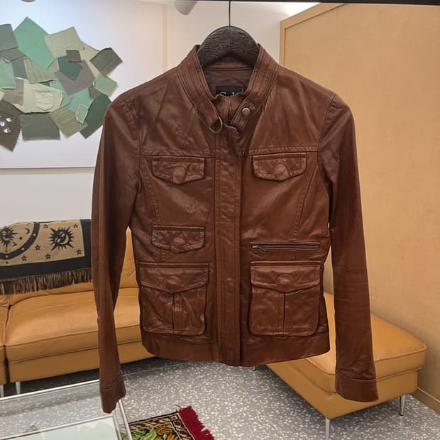 빈티지 라이더 스트릿 멀티포켓 산양가죽 자켓 85 C05732