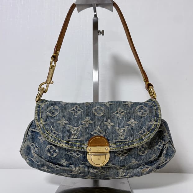 루이비통 데님 플리티백