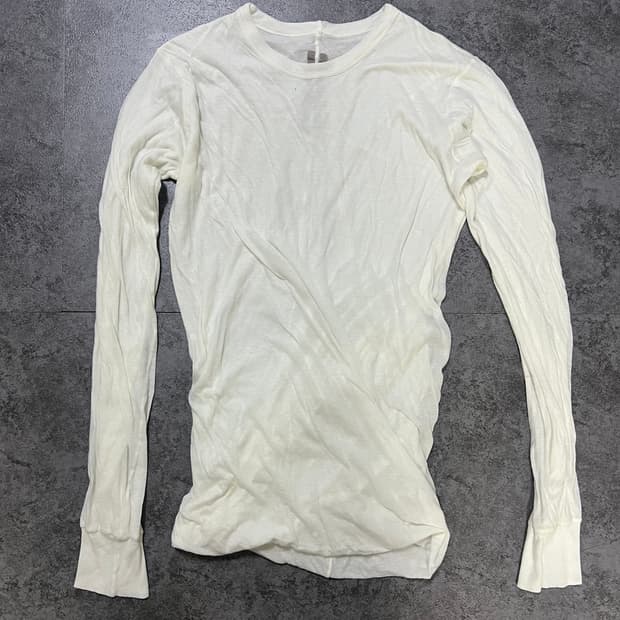 릭오웬스 Rickowens LUXOR FW23 롱슬리브 화이트 M