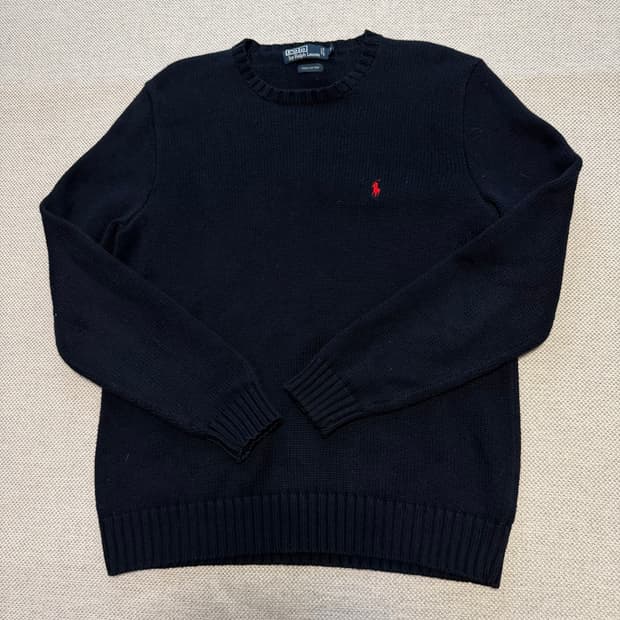 폴로 랄프로렌 라운드 코튼 니트