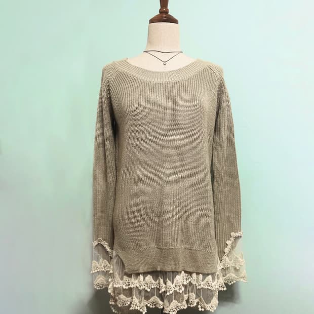 스나이델 레이스 니트 