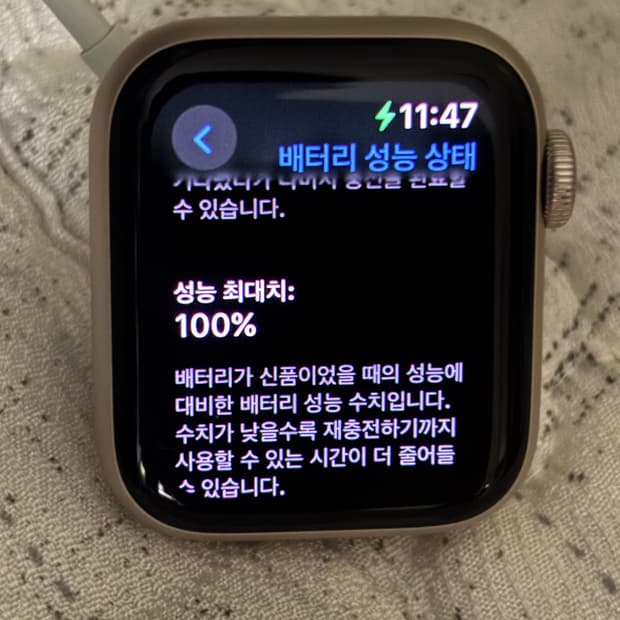 애플워치 se2 40mm 스타라이트