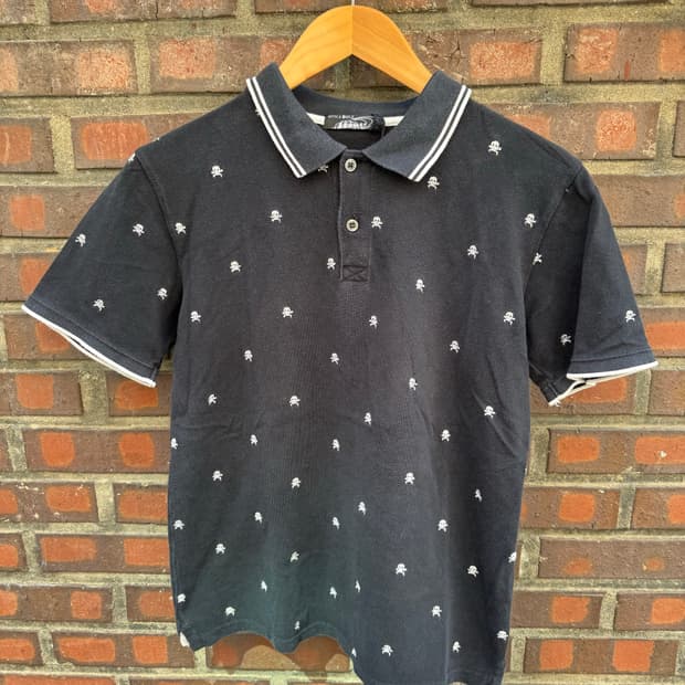 Beams Japan Skull and Crossbones Polo