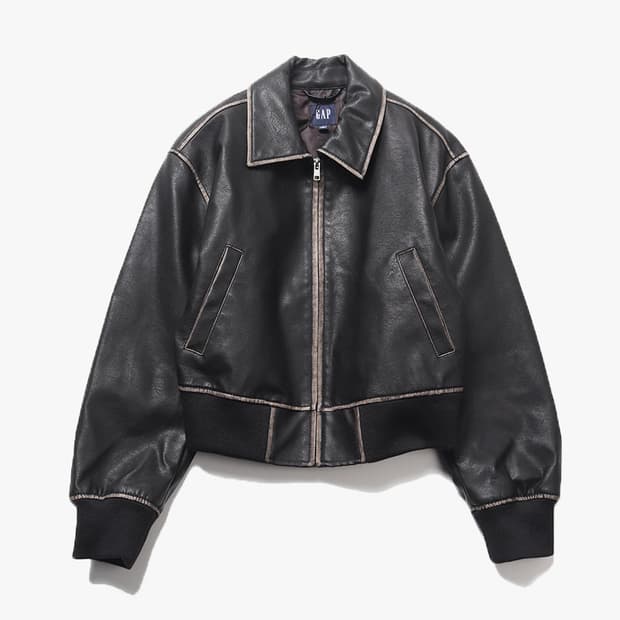 GAP - 24FW LEATHER JACKET