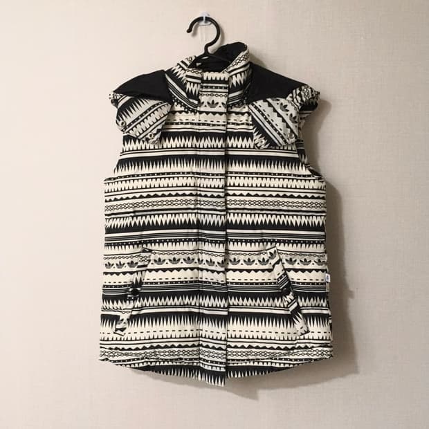 ADIDAS pattern padded vest