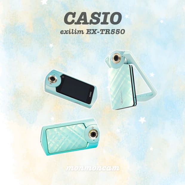 셀피🩵 카시오 엑슬림 ex-tr550 민트 디카 박스셋 Casio