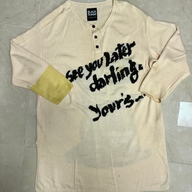 Yohji yamamoto pour homme henley neck