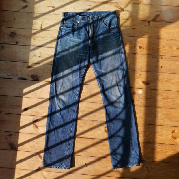 00’s 리바이스 505 Redloop 데님 (30)