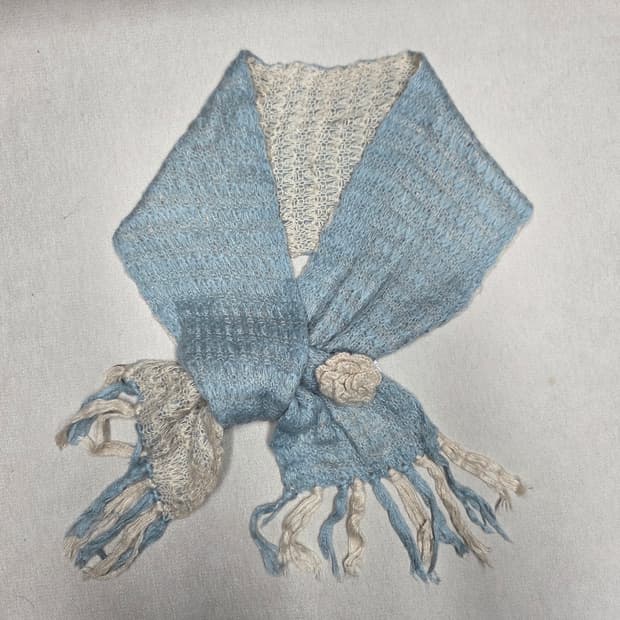 HusHusH 빈티지 모리걸 리버시블 머플러