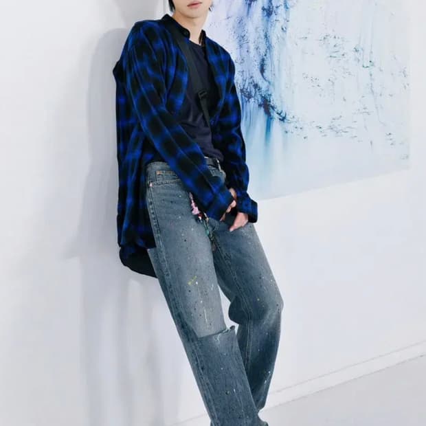#0240 Carpenter paint jeans