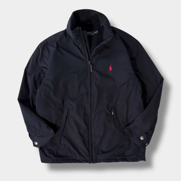 폴로 랄프로렌 루즈핏 신형 딥네이비 패커블 후드 봄버 점퍼 