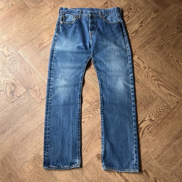 [30]리바이스 501 빈티지 페이딩 스트레이트 데님 팬츠