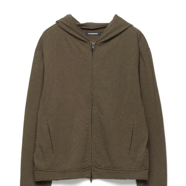 [2] 해칭룸 Rough Hoodie Slub Dark Khaki