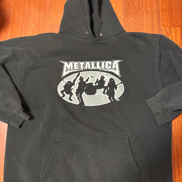 [XXL] 00s 메탈리카 카툰 후드
