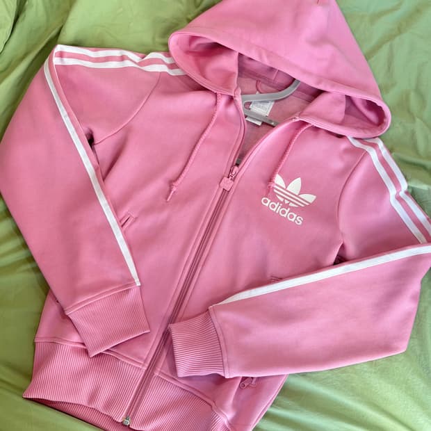 최상급) 핀터 깔 y2k 아디다스 핑크 져지 대장