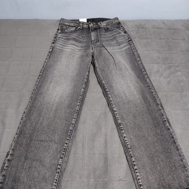 SALT 흑청 와이드 데님 XS