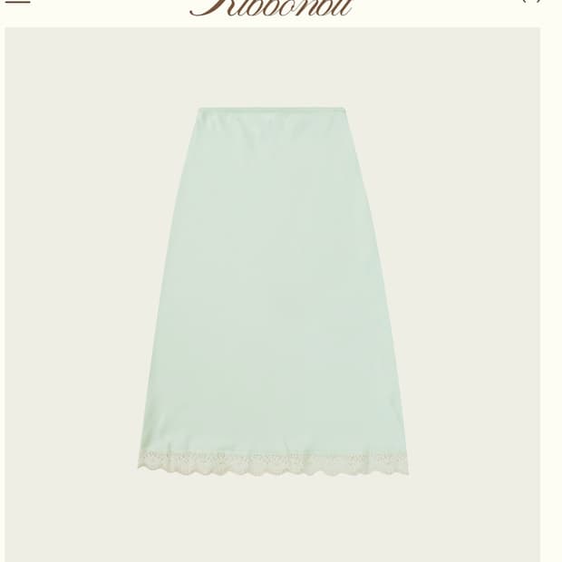 Ribbonbit Tuzu Skirt - Mint 새상품